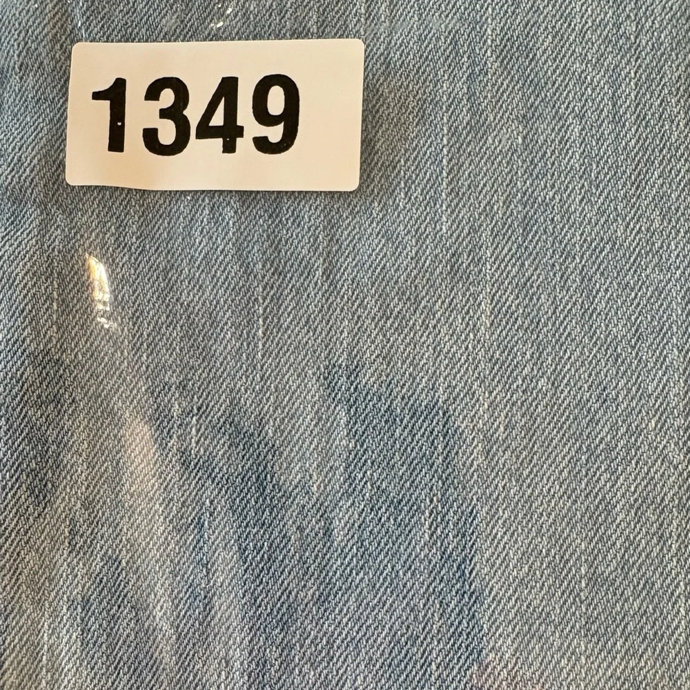 CARMAR Distressed High-Rise Boyfriend Jeans Light Wash Size 24 Wide Leg 5 Pocket - Picture 10 of 10